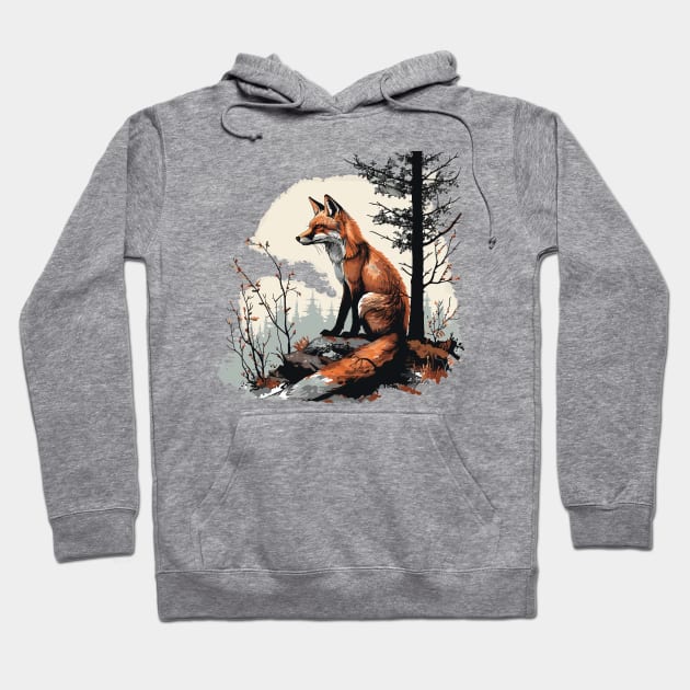 Fox Lovers Hoodie by zooleisurelife